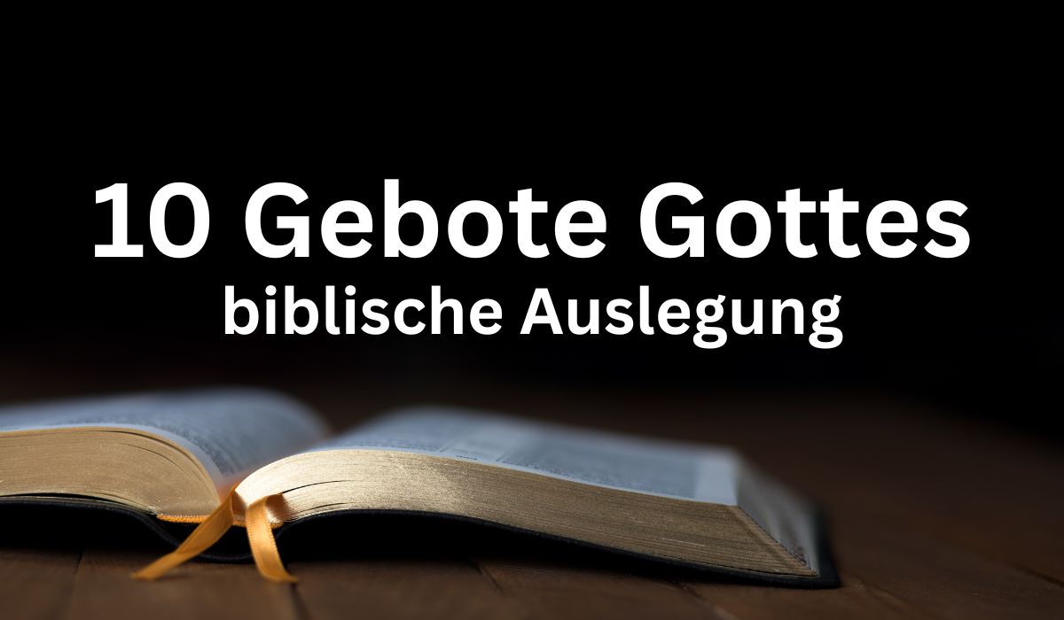 Du sollst keine anderen Götter neben dem HERRN haben!